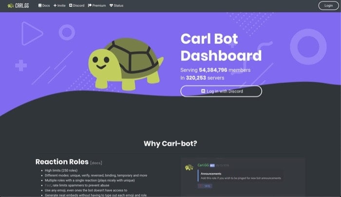 топ 10 полезных ботов discord для управления вашим сервером - топ боты discord carl bot