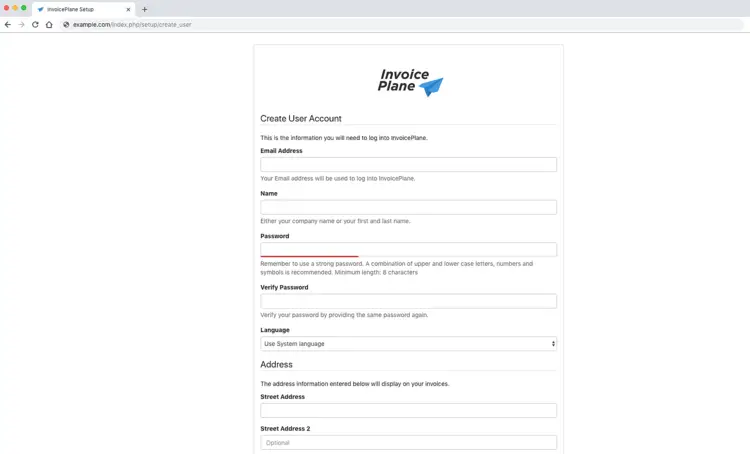 Créer un compte utilisateur
