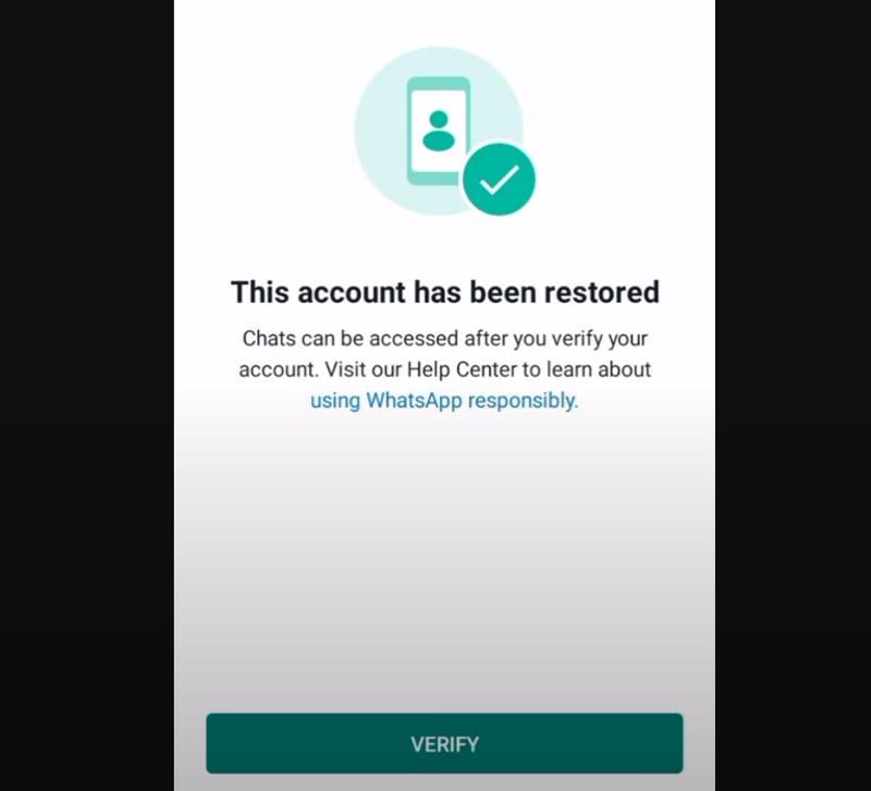 problema account whatsapp bloccato risolto