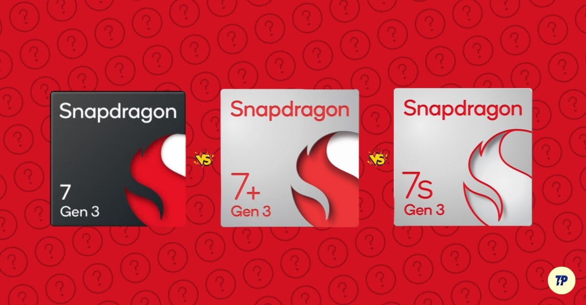 comparaison de la série snapdragon 7