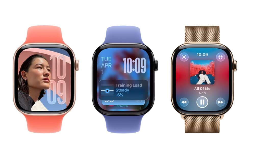 nuova interfaccia di design liquido watchos 26