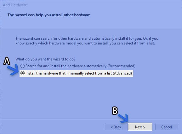 Installa driver audio