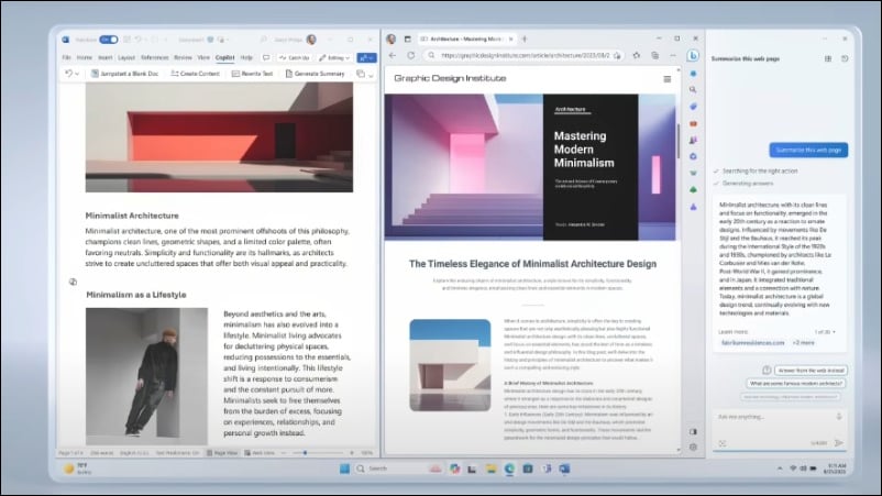 новая функция ИИ в windows