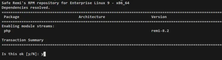 activer dépôt remi php 8.2
