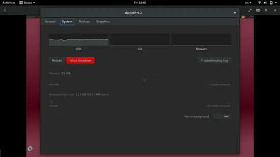 Establecer propiedades de VM