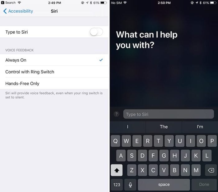 14 recursos significativos do ios 11 que você pode ter ignorado - digitar para siri ios11
