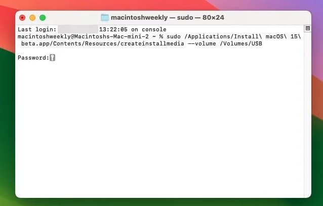 Enlace de descarga de macOS Sequoia 15