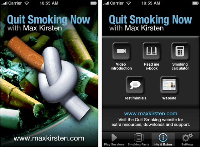 quit smoking now with max kirsten