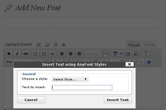 remplacer la police dans wordpress avec le plugin anyfont wordpress - anyfont 5