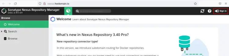 inicio de sesión nexus