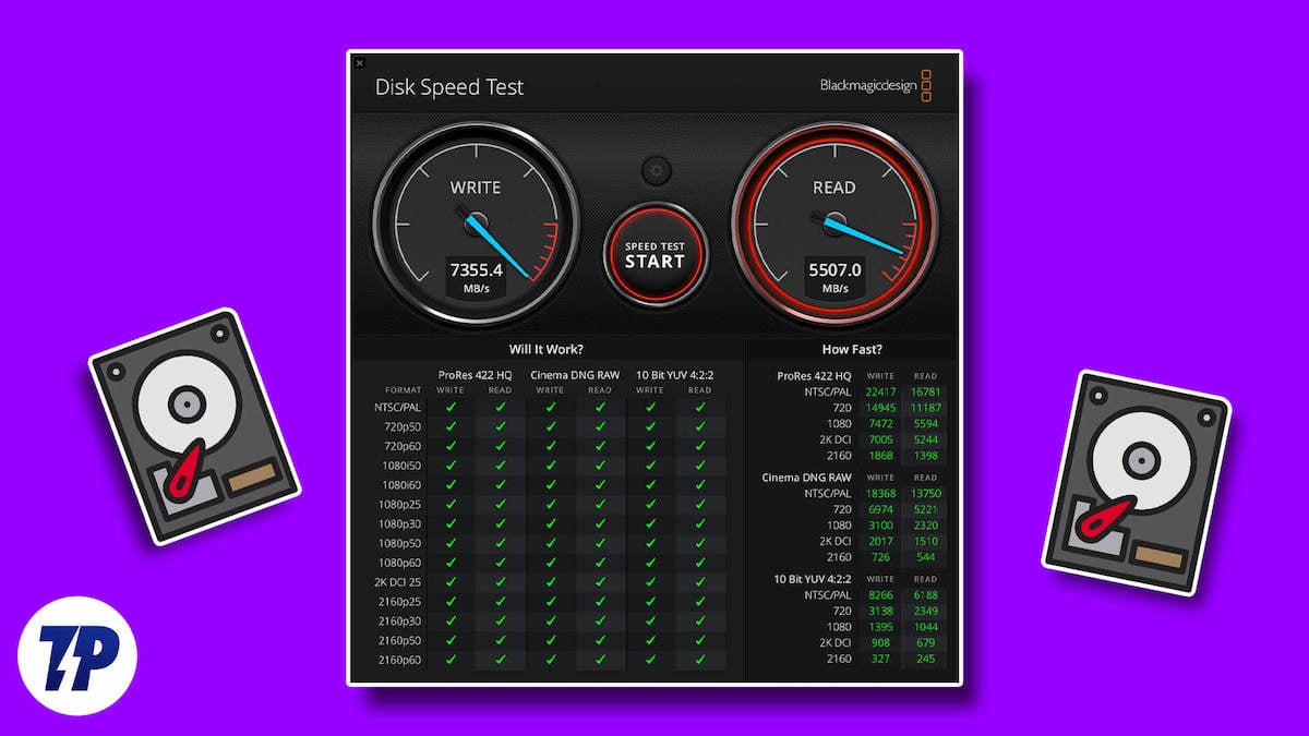 meilleures applications de test de vitesse de disque