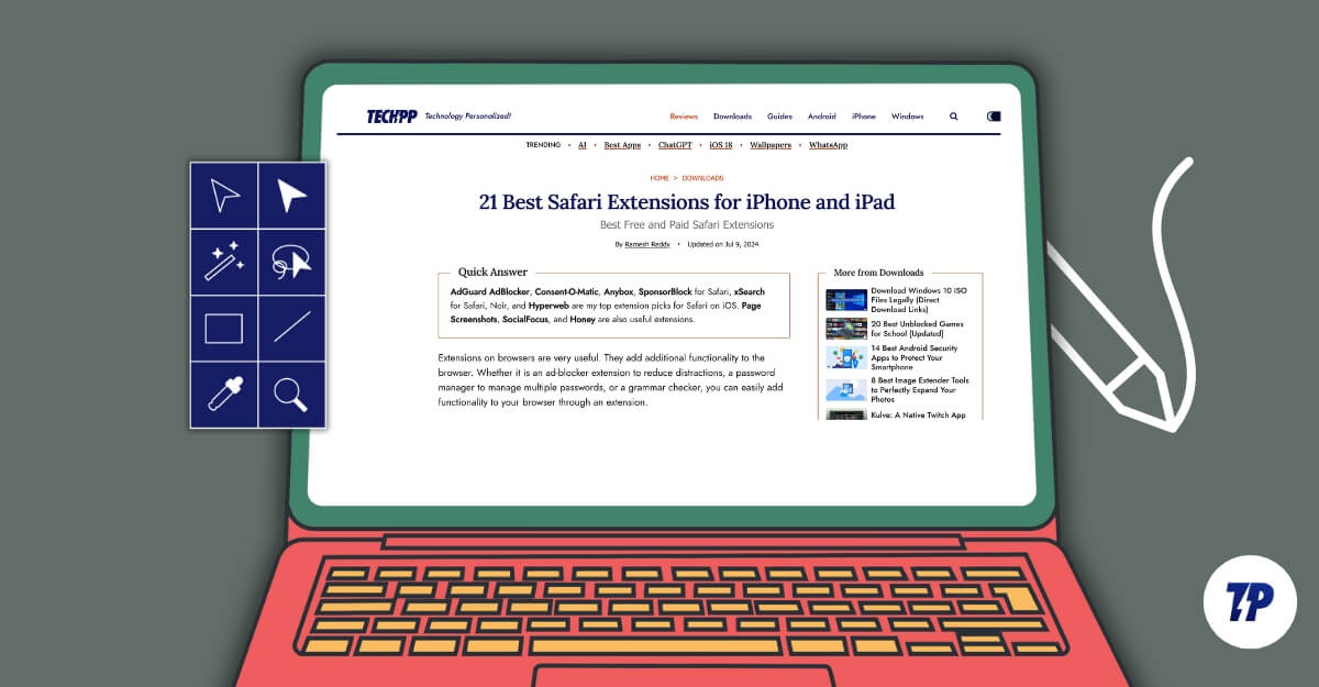 outils d'annotation safari
