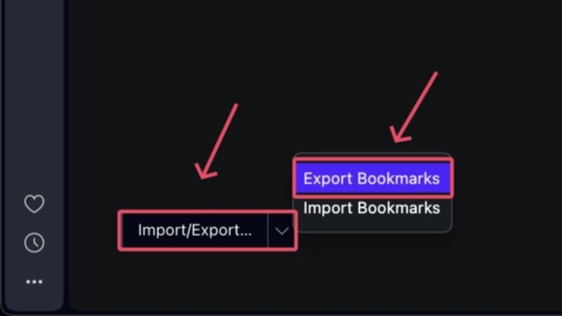 exportar marcadores de opera