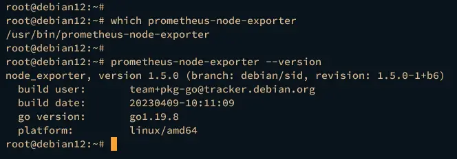 check node exporter version