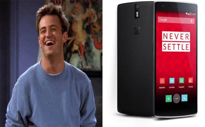 « je serai là pour toi » : si les téléphones oneplus étaient des personnages de friends - oneplus 1