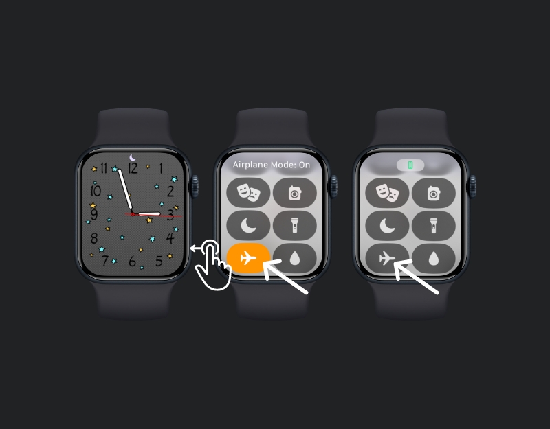 So deaktivieren Sie den Flugmodus auf der Apple Watch