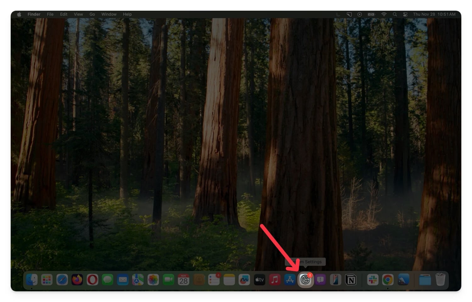 impostazioni di sistema su mac