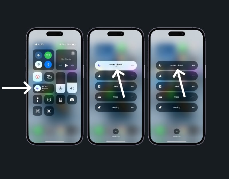So deaktivieren Sie den DND-Modus auf dem iPhone