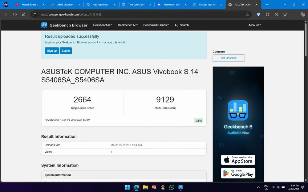 geekbench 6 cpu