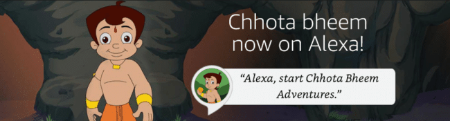 chhota bheem abilità kid di alexa