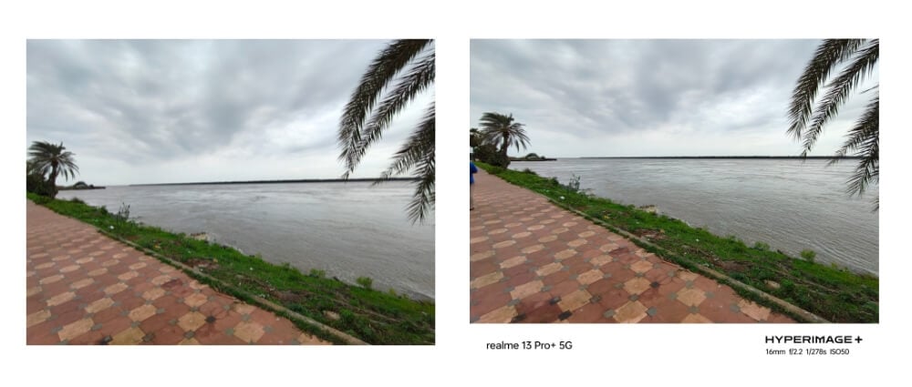 comparaison d'échantillons de caméra du realme 12 pro vs realme 12 pro plus 1