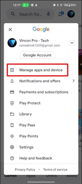 imagem destacando gerenciar aplicativos e configurações de dispositivo no ipad