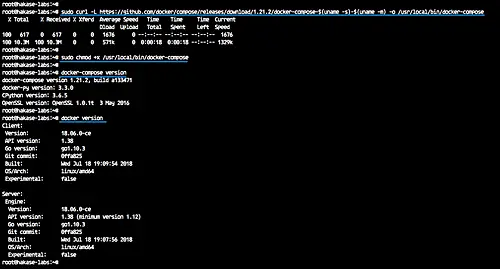 Installer Docker Compose