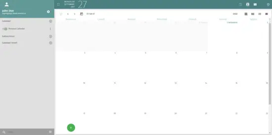Calendario de Sogo