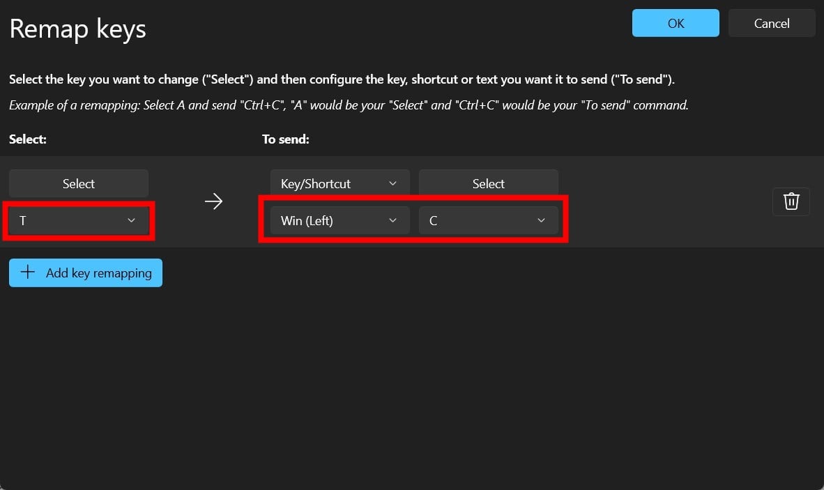 reasignar copilot en windows 11 a otra tecla