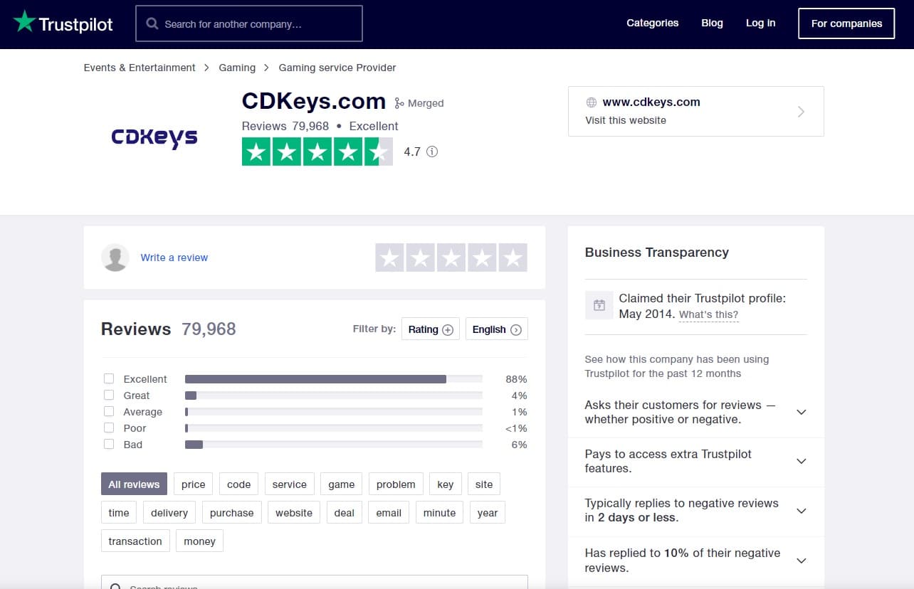 Reseña de CDkeys