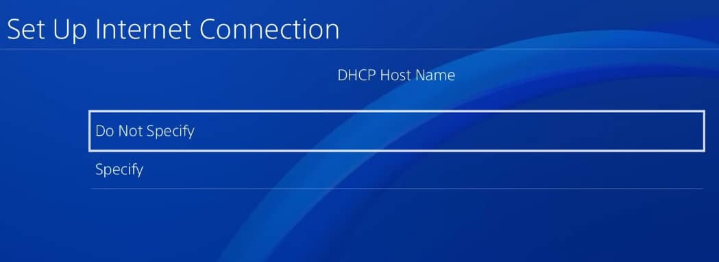 Изменить DNS на PS4