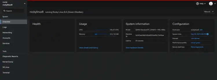 Accesso alla Console Web di Cockpit