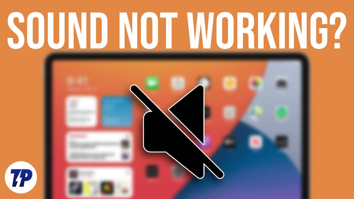 son de l'iPad ne fonctionne pas