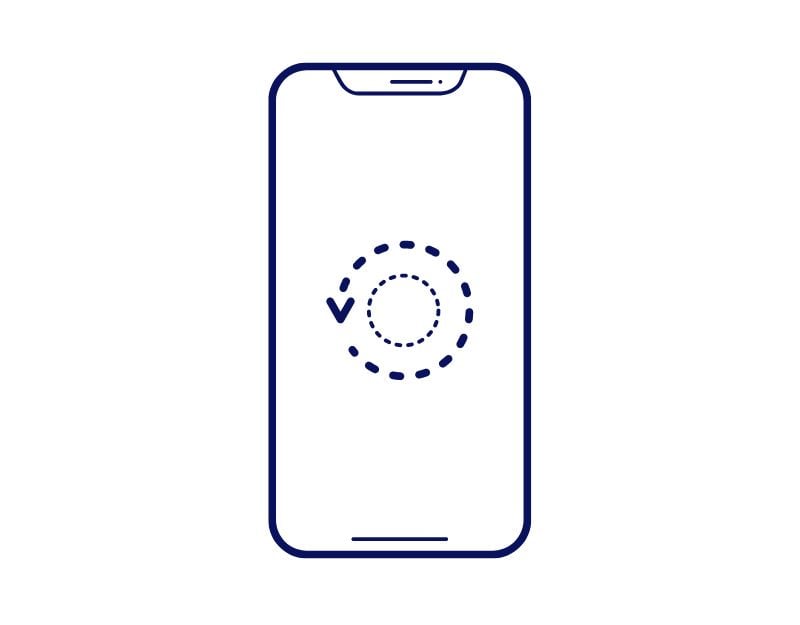 スマートフォンを再起動