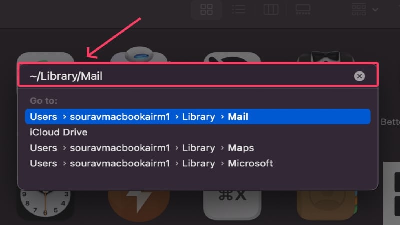 コマンドを入力