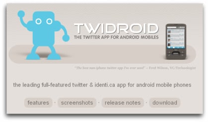 Twidroid - Twitterアプリ - Android