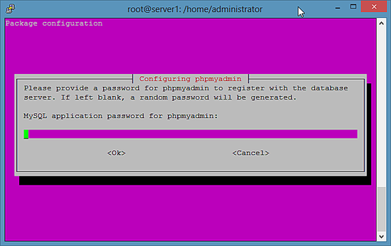 PHPMyAdmin-Installation - Schritt 3