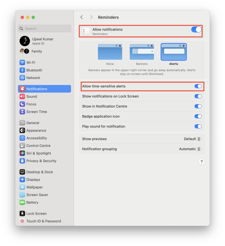 autoriser les notifications