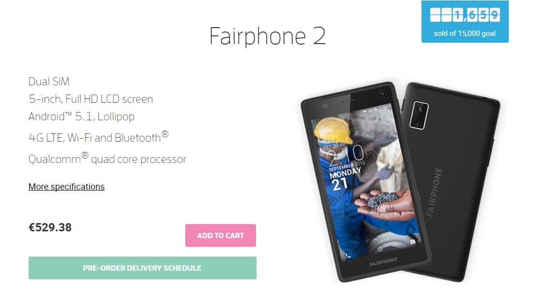 fairphone 2 preorder