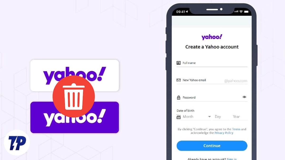 comment supprimer le compte yahoo