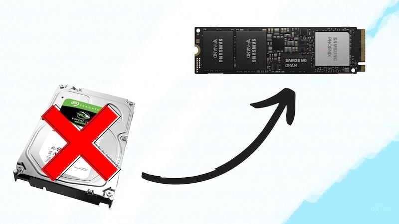 usa ssds en lugar de hdds