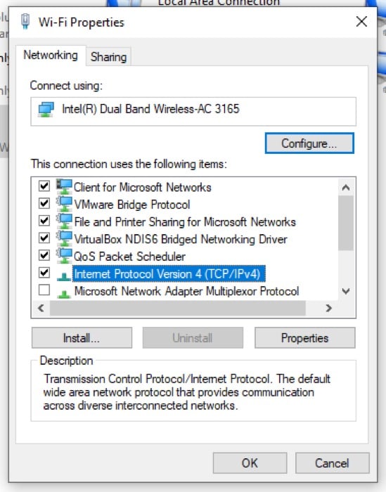 changing dns settings