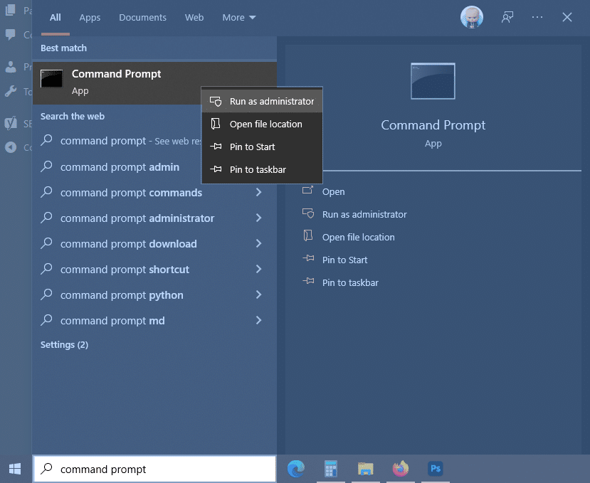 CMD en la solución de problemas de Windows 10