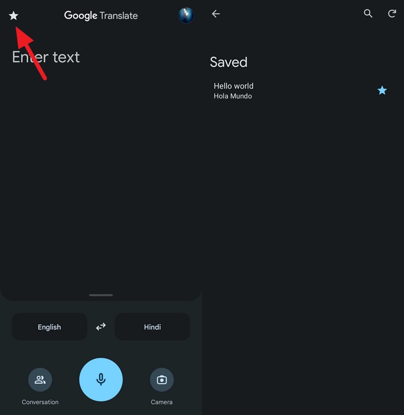 frases salvas no google tradutor