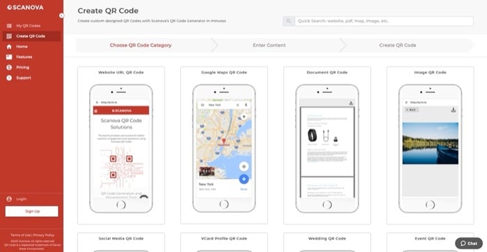 qr code generator — scanova