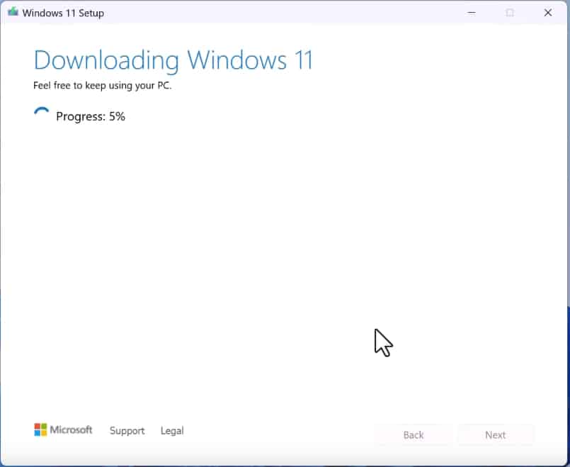 Upgrade auf Windows 11