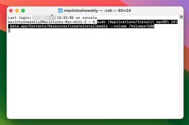 Enlace de descarga de macOS Sequoia 15