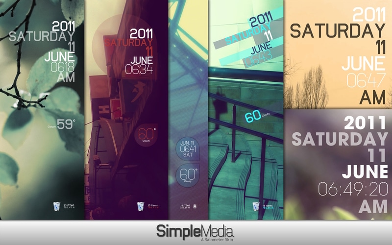 mejor skin de rainmeter