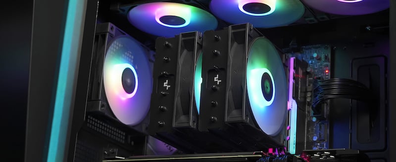 deepcool gammax ag 620 cooler de cpu de torre dupla