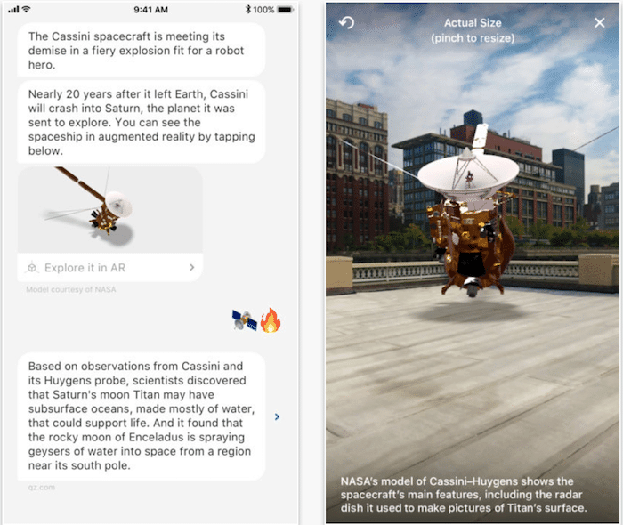 20+ ar apps and games you must try on ios 11 - quartz arkit